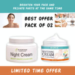 Pack Of 02 | Night Cream And Underarms Brightening Cream For Sensitive Areas