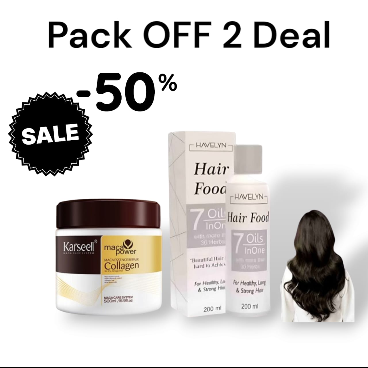 Karseell Hair Mask + Hair Food Oil Pack OFF  2